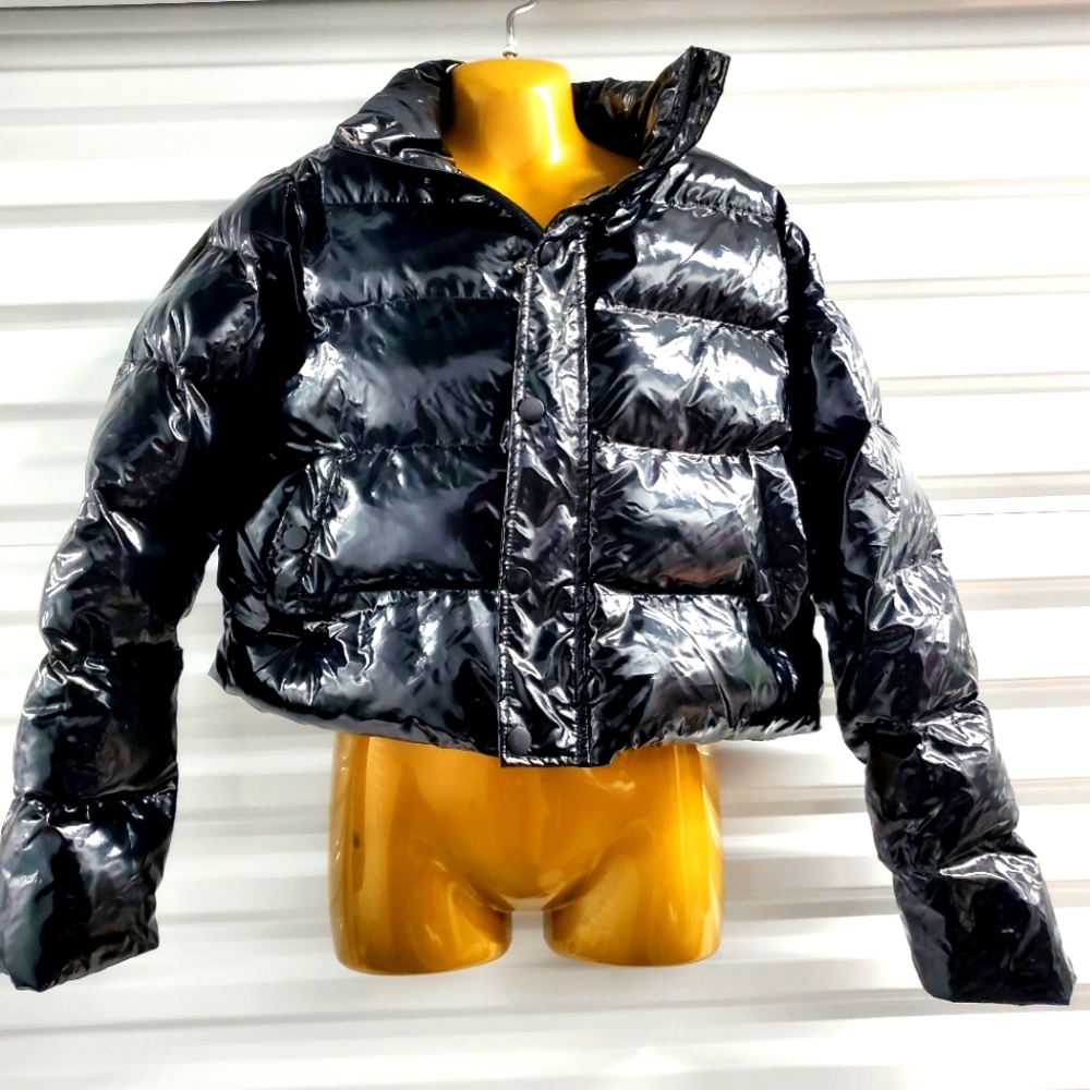 Current Mood Black Puffer Jacket - image 1